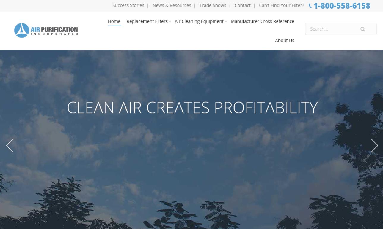 Air Purification, Inc. Dust Collecting Systems