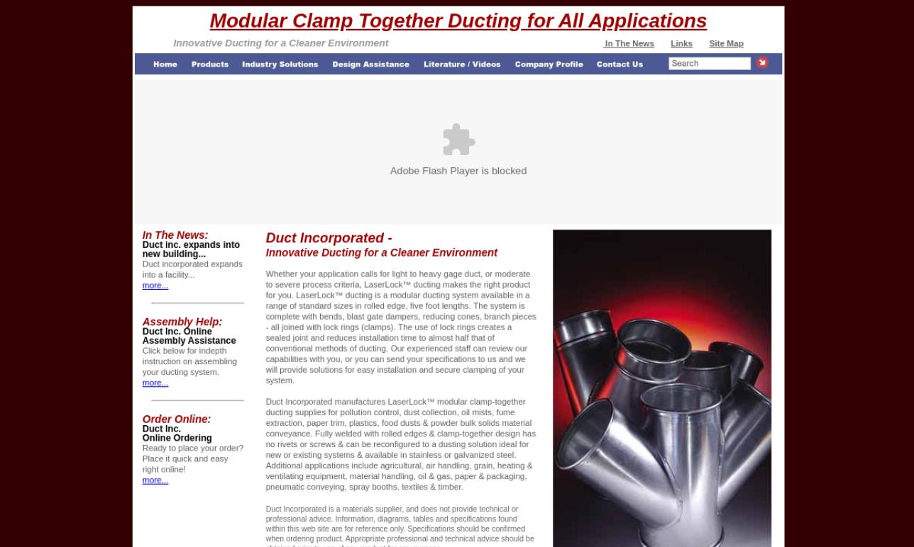 Duct Incorporated Dust Collecting Systems